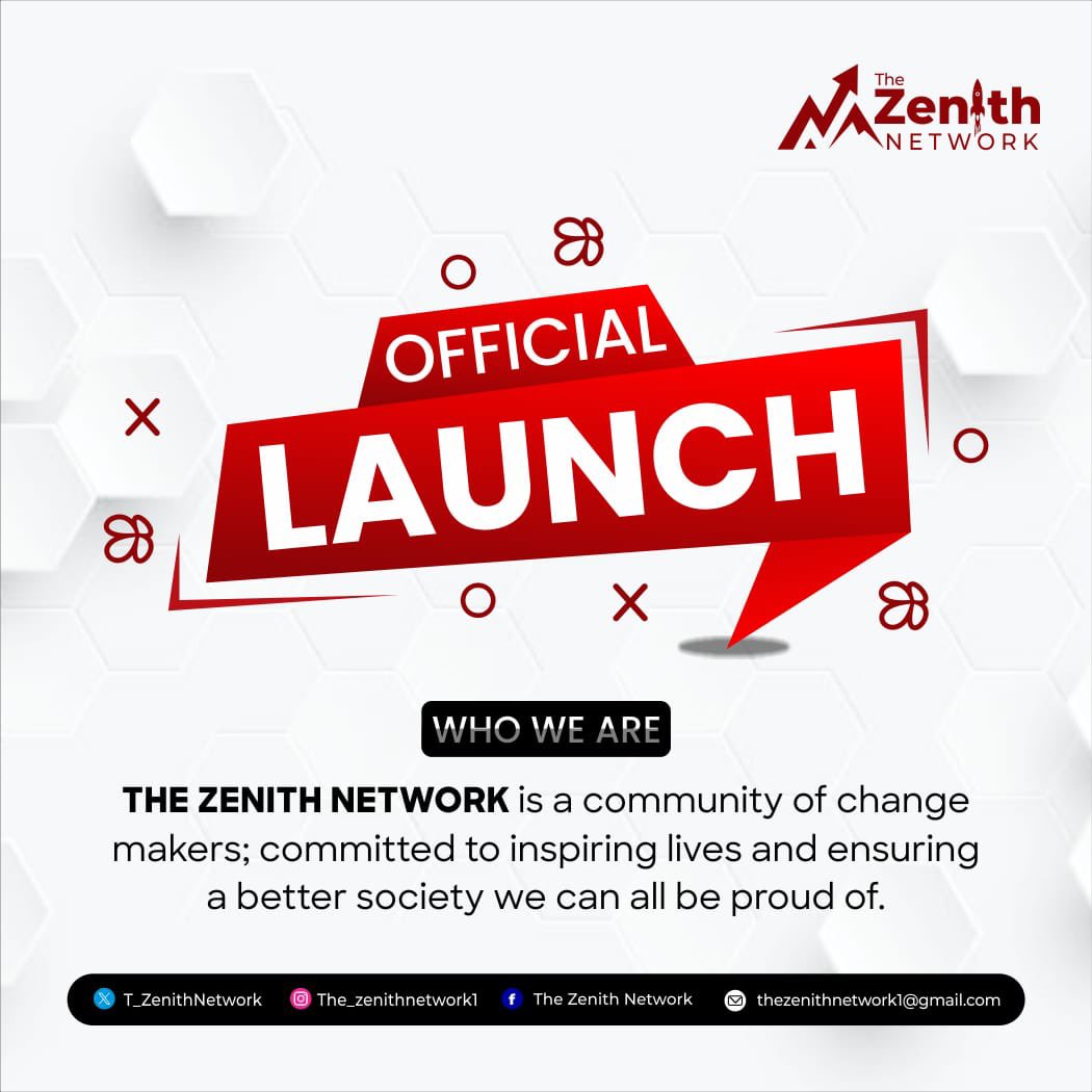 We can only serve because of the support we get from the public. If you’ll like to join our priceless team of volunteers, please send us a DM @T_ZenithNetwork. Thank you for always.