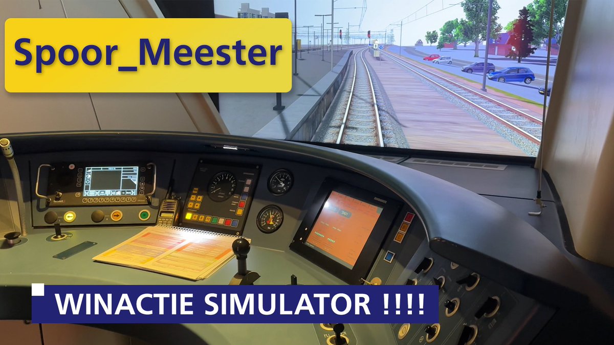 SpoorMeester's tweet photo. Altijd al eens een rit willen maken op de #simulator van #ns ? Ga dan naar mijn #youtubechannel https://t.co/0Id92O9VCv en #abonneer #trending #Giveaway #treinleven #trein #spoorwegen #railway #cabview https://t.co/j1gvnw30ni