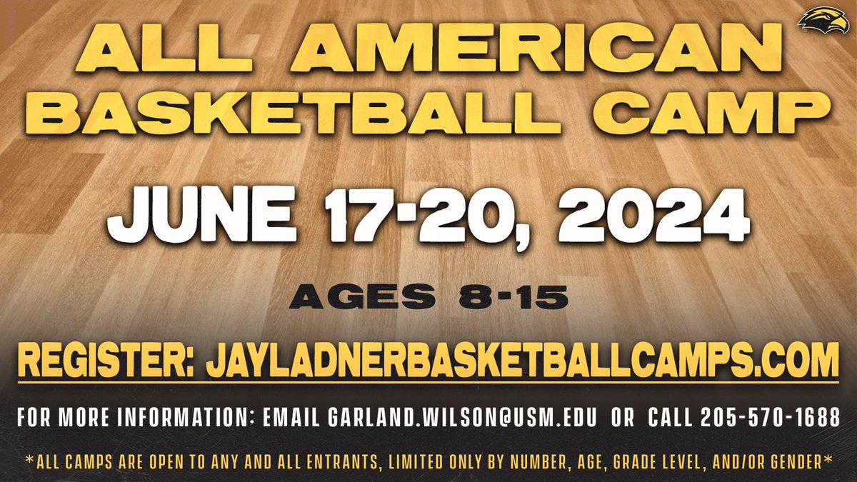 Coach Ladner (@coachladner) on Twitter photo <a href="/SouthernMissMBB/">Southern Miss MBB</a> <a href="/usmhardwoodclub/">Southern Miss Hardwood Club</a> Best Division 1 basketball camps in the country ! <a href="/SouthernMissMBB/">Southern Miss MBB</a> <a href="/usmhardwoodclub/">Southern Miss Hardwood Club</a> Best Division 1 basketball camps in the country !