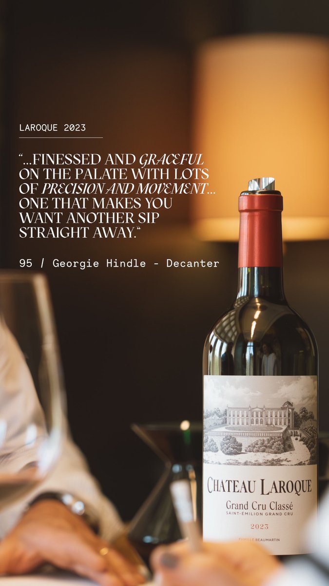 Ch_Laroque's tweet photo. Château Laroque 2023 - Available Now https://t.co/feTBgxk9uj