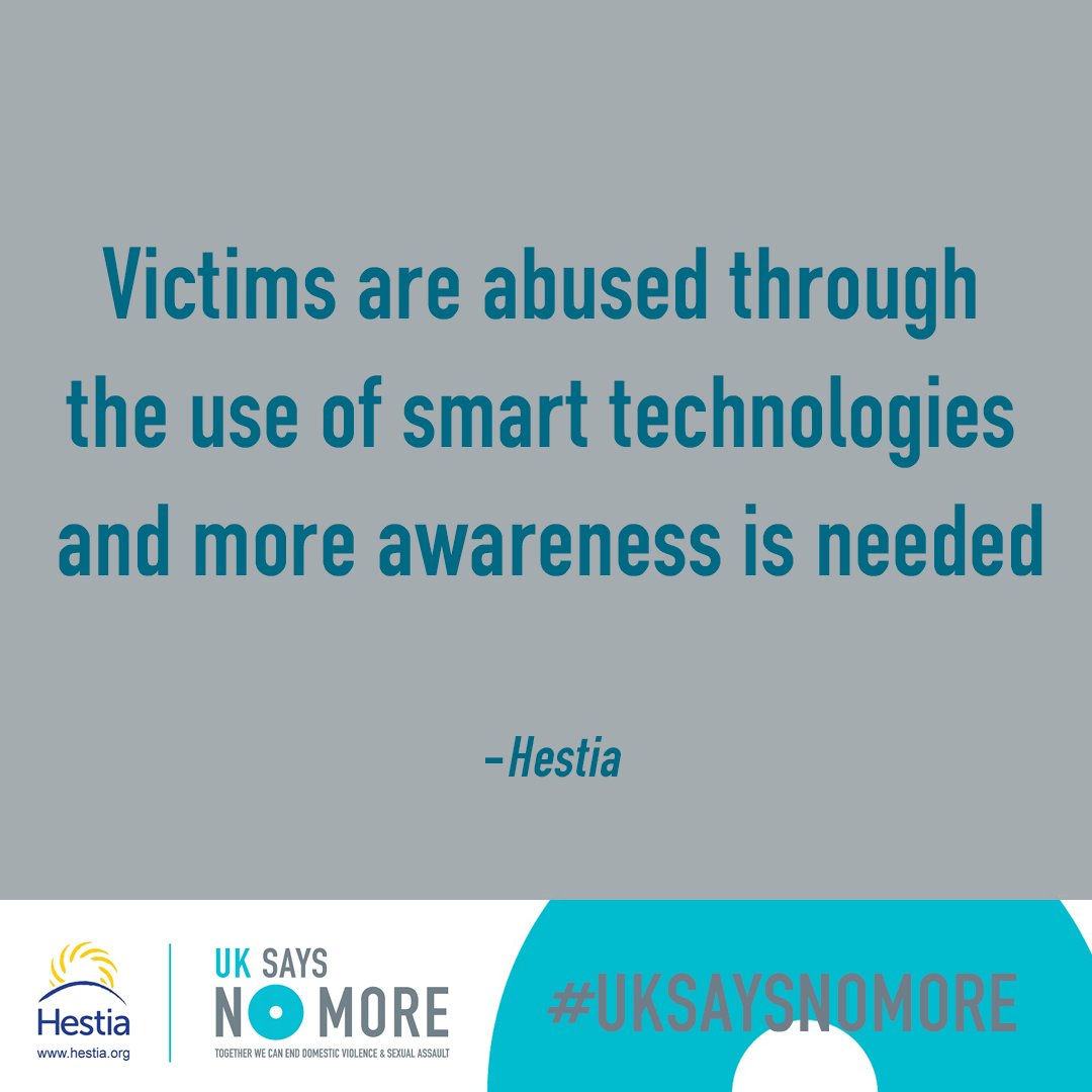 #DidYouKnow... Smart tech can be misused for #DomesticAbuse?

@UKSAYSNOMORE wants to end this. Let's say NO MORE. #FindOutMore  at uksaysnomore.org

#UKSAYSNOMORE #YouAreNotAlone #DomesticAbuseAwareness #StopTechAbuse #TechAbuseAwareness #TechSafety #TechForGood