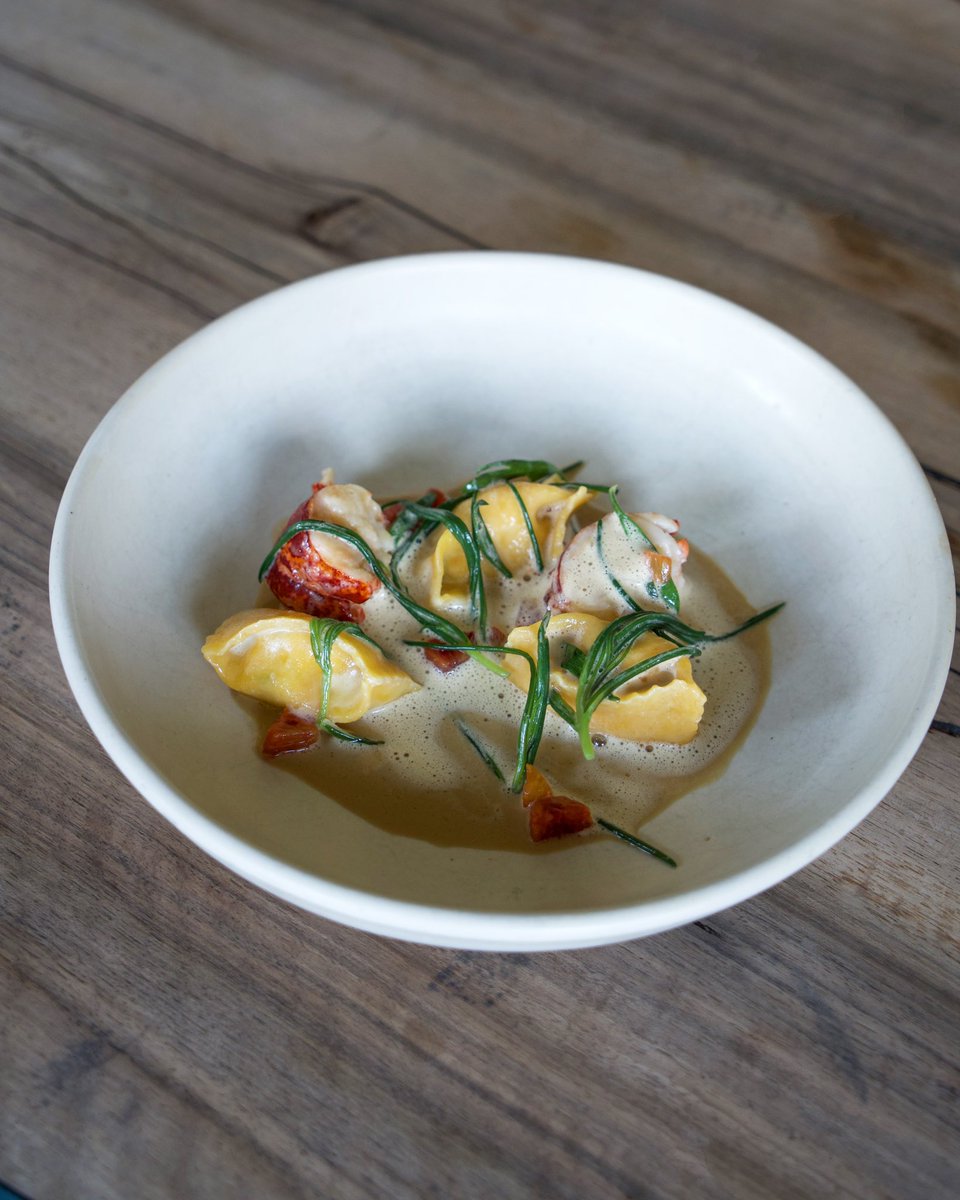 Brancaster lobster agnolotti, poached lobster tail, blood orange, sea herbs, lobster sauce.

A delicious marriage of flavours inspired by the sea.

#lobsterseason #agnolotti #AAHospitality