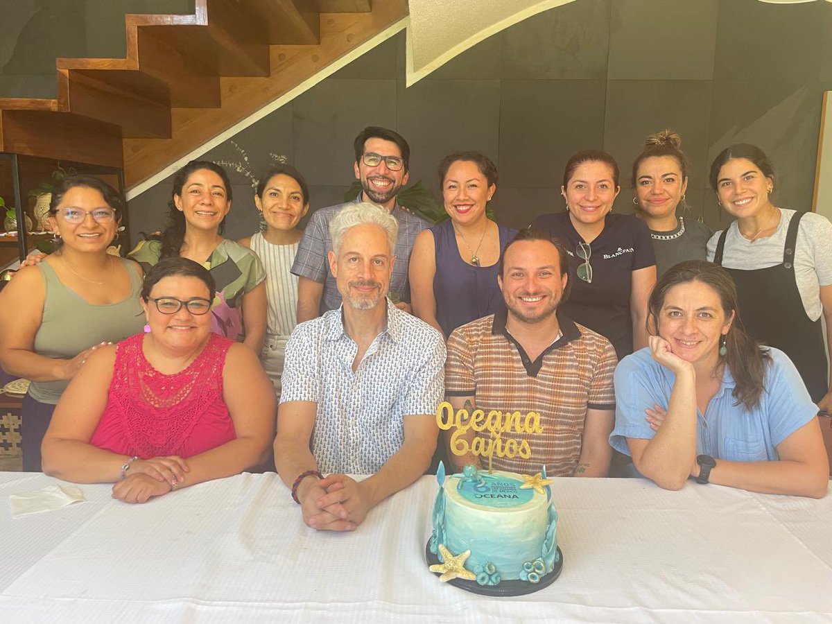 Hoy <a href="/OceanaMexico/">Oceana en México</a> cumple 6 años en México y nos emociona el camino que hemos recorrido juntas y juntos.

Vienen muchas cosas maravillosas y esperanza para el océano que hoy tanto nos necesita.
Gracias a las personas que nos han acompañado en esta aventura. 💙💙💙