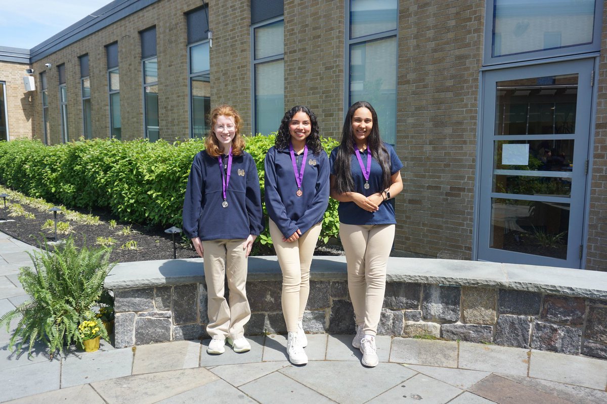 Congratulations to Amanda Cooper '25, Molly Tittemore '25, Tuan Bui '25, Lisbeth Monteagudo '25 and Dia Bachawati '24 for receiving National Latin Exam medals! Way to go! #WeAreMC