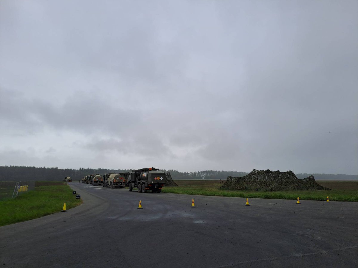 And just like that, after a long 6 weeks, our time on #STDF24 comes to an end and it's time to head home. A good exercise that gave all our soldiers a chance to learn and develop. Now to get all the vehicles with no breakdowns 🤞