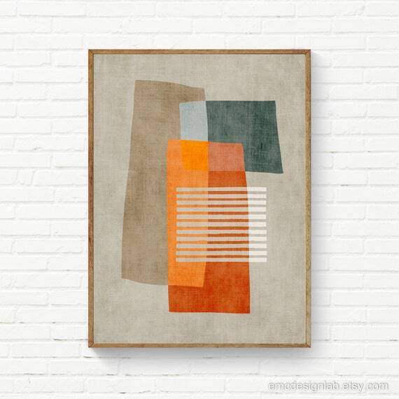 Beige Teal Blue Orange Wall Art Print Abstract Modern Bedroom Wall Art Rich Texture Art Prints Bathroom Art Bedroom Elegant Decor Unique Art by EmcDesignLab #ModernDesign #AbstractArt #MidCenturyModern #InteriorDesign #ColorfulArtworks #AbstractPrints #M… ift.tt/GYPXZ3R