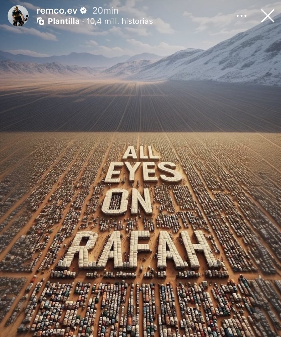 Evenepoel bezelako profesional gehiago behar ditugu sarraskia gelditzeko...

#StopGenocideGaza 🇵🇸 #FreePalestine