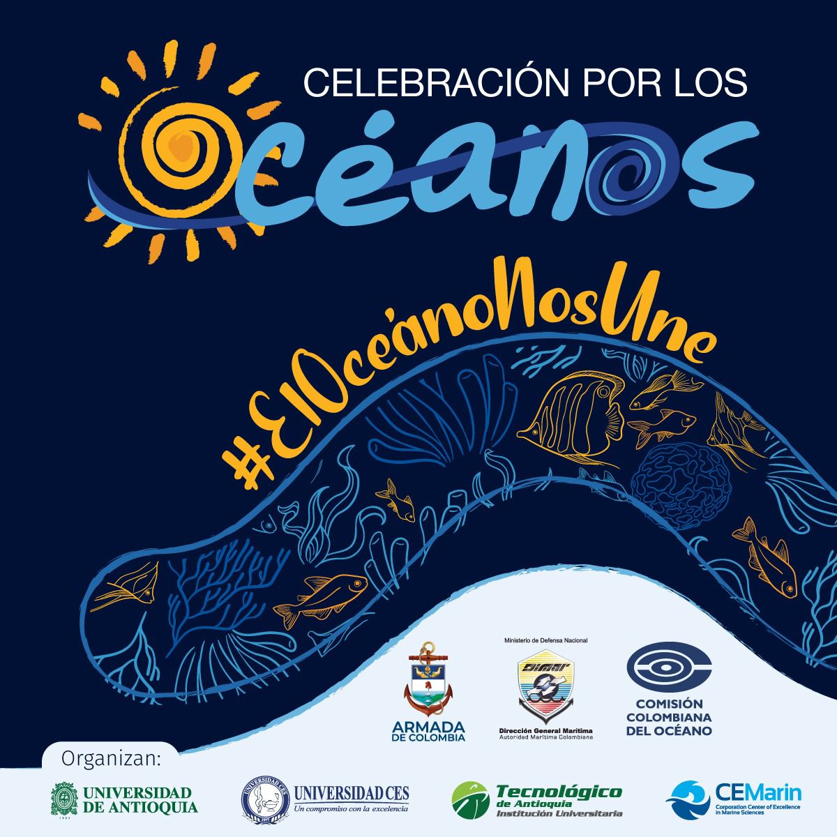 FCENUdeA's tweet image. 🌊¡Este 8 de junio, únete a la FCEN y al Instituto de Ciencias del Mar para conmemorar el Día Mundial de los Océanos! 
Sigue las redes de los participantes para conocer la agenda. 

🌎Pequeñas acciones, grandes cambios. ¡Protejamos nuestro futuro! 🌊
 #ElOceanoNosUne #FCEN #UdeA