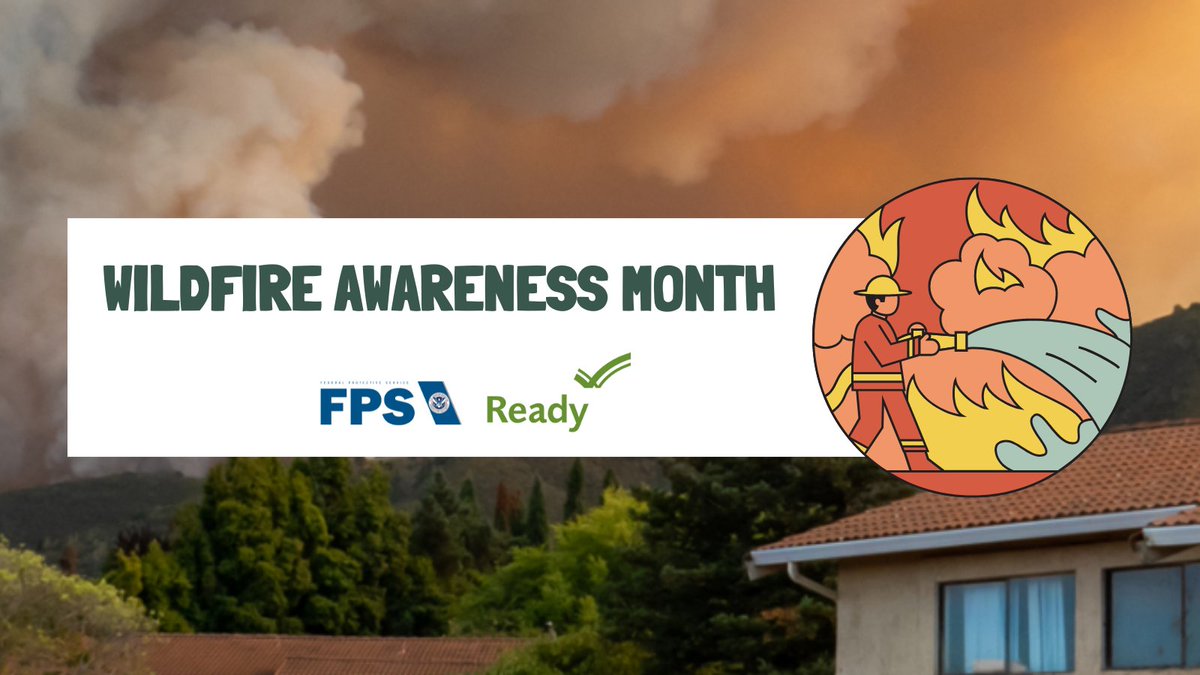 May is #WildfireAwarenessMonth. When it comes to #wildfires, being prepared is the best thing you can do for your home, family & community. Check out @ReadyGov for resources on how to prepare, staying safe during, returning home & more at ready.gov/wildfires