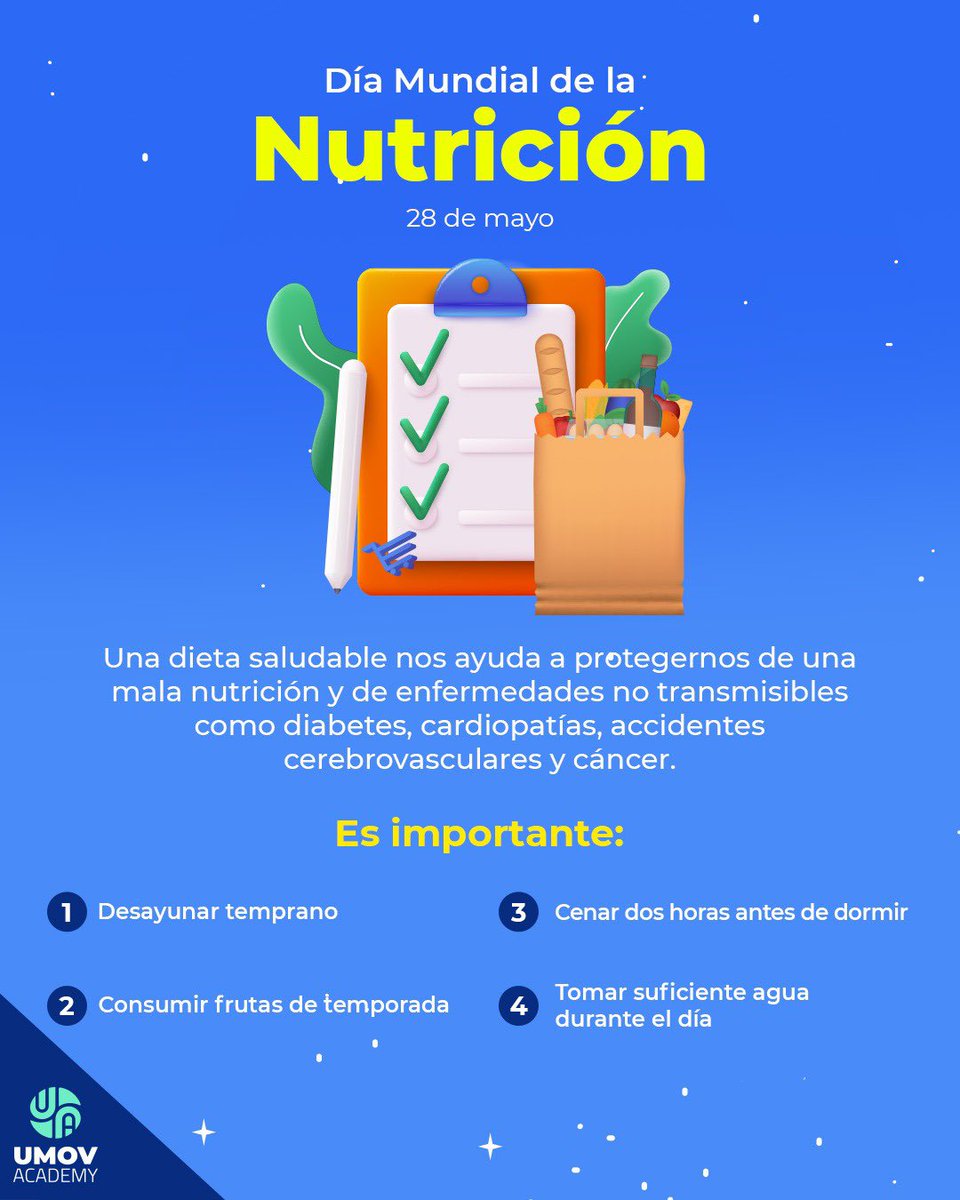 UMOVAcademy's tweet photo. 👉🥬Una buena alimentación siempre trae consigo salud mental y física.
No olvides compartirlo con tus contactos.
#UMOV #UniversidadEnMovimiento #InspiraciónColectiva #EstudiaEnLínea https://t.co/w9rIaVoKao