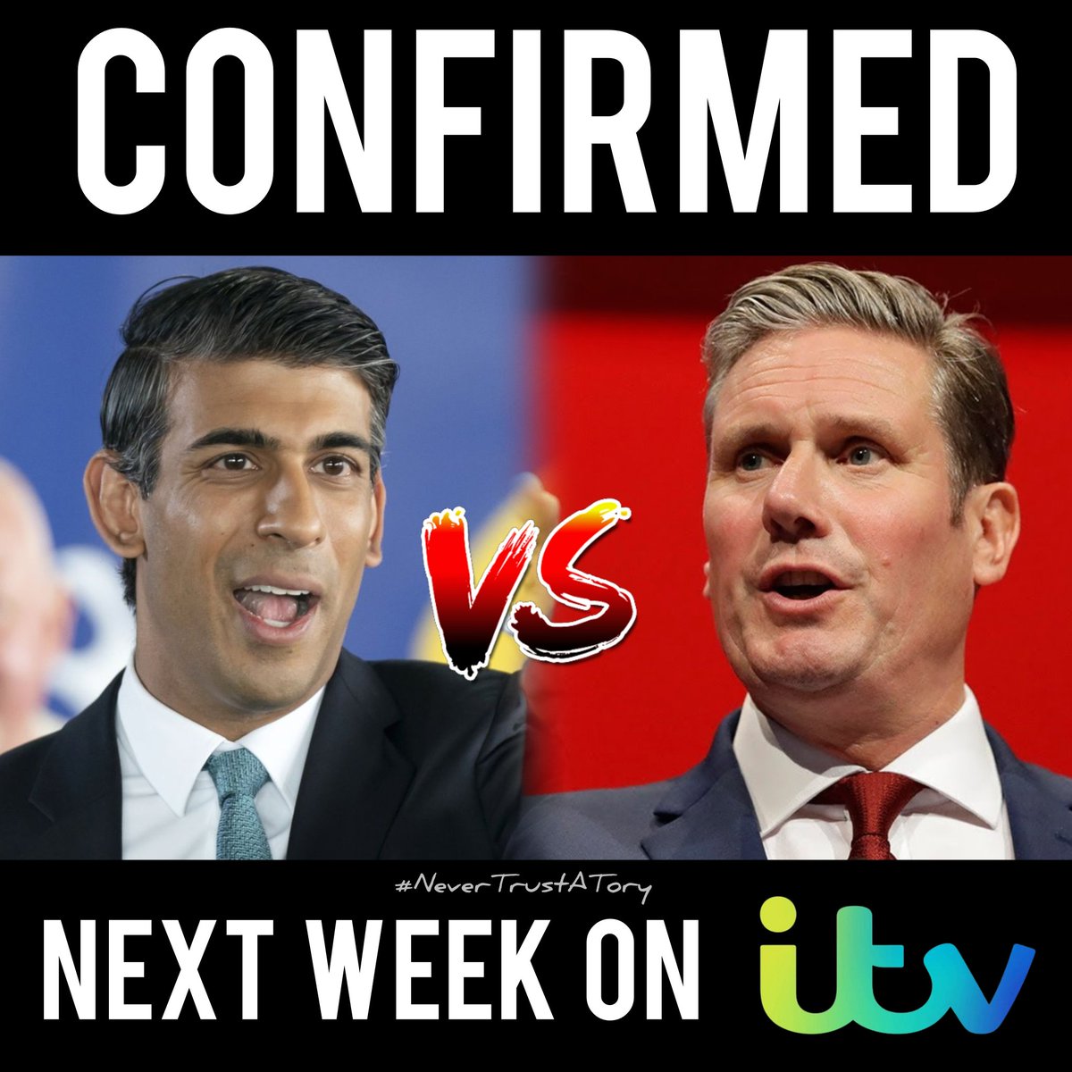 🚨 @RishiSunak and Sir @Keir_Starmer have agreed to take part in a head-to-head debate on #ITV next week. **Exact date & time TBC. #NeverTrustATory #ToriesOut687 #SunakOut579 #ToryWipeout #GeneralElection2024 #SunakVStarmer #GE2024 💻 The Telegraph