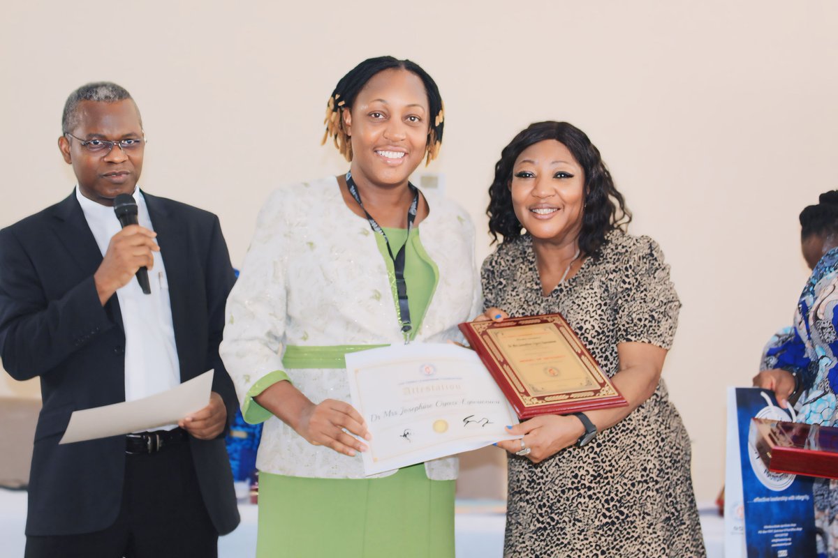 Dr. Mrs. Josephine Ogazi-Egwuonwu received the Model of Integrity Award in Nigeria for her dedication to financial integrity and transparency. The award ceremony took place on May 21, 2024, at Villa Nova Estate in Apo-Dutse, Abuja. #WEWE #LUXTERRAAWARD #integrity #Award2024