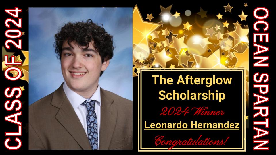 Proud to announce one of the recipients of the 2024 Afterglow Scholarship is Leonardo Hernandez! Congratulations to Leonardo! #SpartanLegacy @A_DePasquale48 @MrsDKaszuba @Nmauroedu