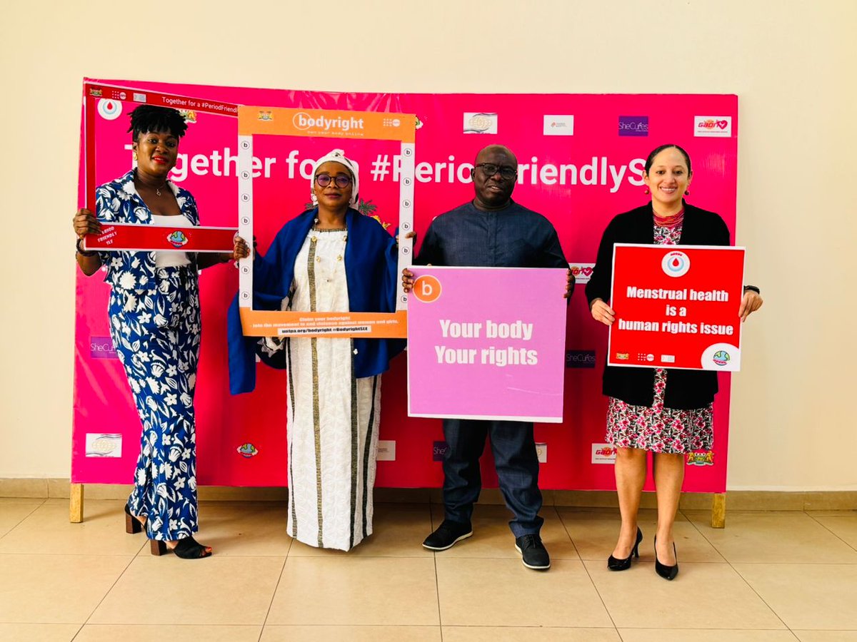 By addressing Menstrual Health and Hygiene, policy makers and stakeholders can make significant strides towards achieving multiple SDGs @UNFPASierraleon @mogca_S_L Symposium to mark the 10th anniversary of Menstrual Hygiene day @UNFPA_WCARO @MHDay28May #MHD2024 #PeriodFriendlySLE