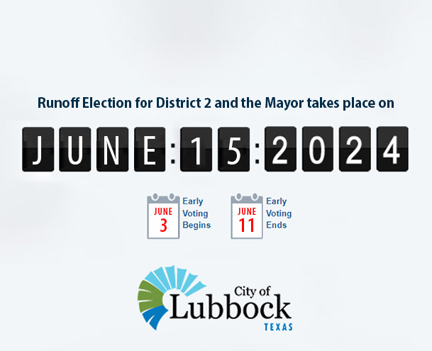 UPCOMING: District 2 and Mayor runoff election dates

➡️Early voting: June 3-11 (begins Monday)
➡️Election Day: June 15

Learn more about election locations at votetexas.gov