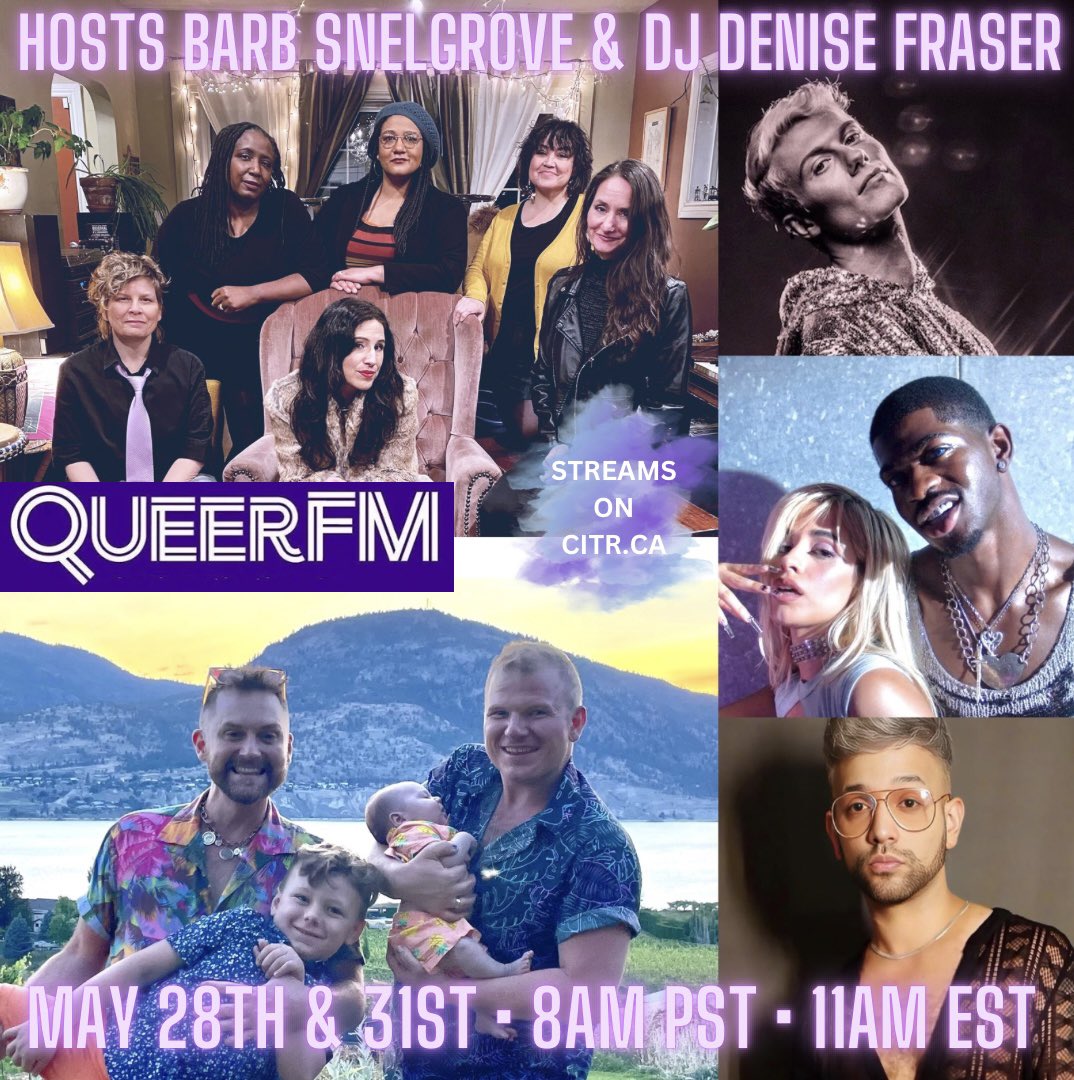 QueerFMVan's tweet photo. TUESDAY May 28th on @QueerFMVan Hosts @megamouthmedia @DJDenise0477 interview Musician #JennDahlen from band #AVandtheInnerCity @IsoldeNBarron #davedaveau on their play #PapaPenguinPlay + tunes and talk on @CiTRradio | 8am PST • 11am EST
https://t.co/LE9ldDoU2F #LGBTQ https://t.co/f69TRPjQdo