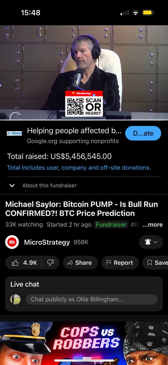 ohbeelo's tweet photo. @Meandmygolf you guys been hacked and now there is an AI video being played. Hope it gets recovered! https://t.co/5Ussw06xGp