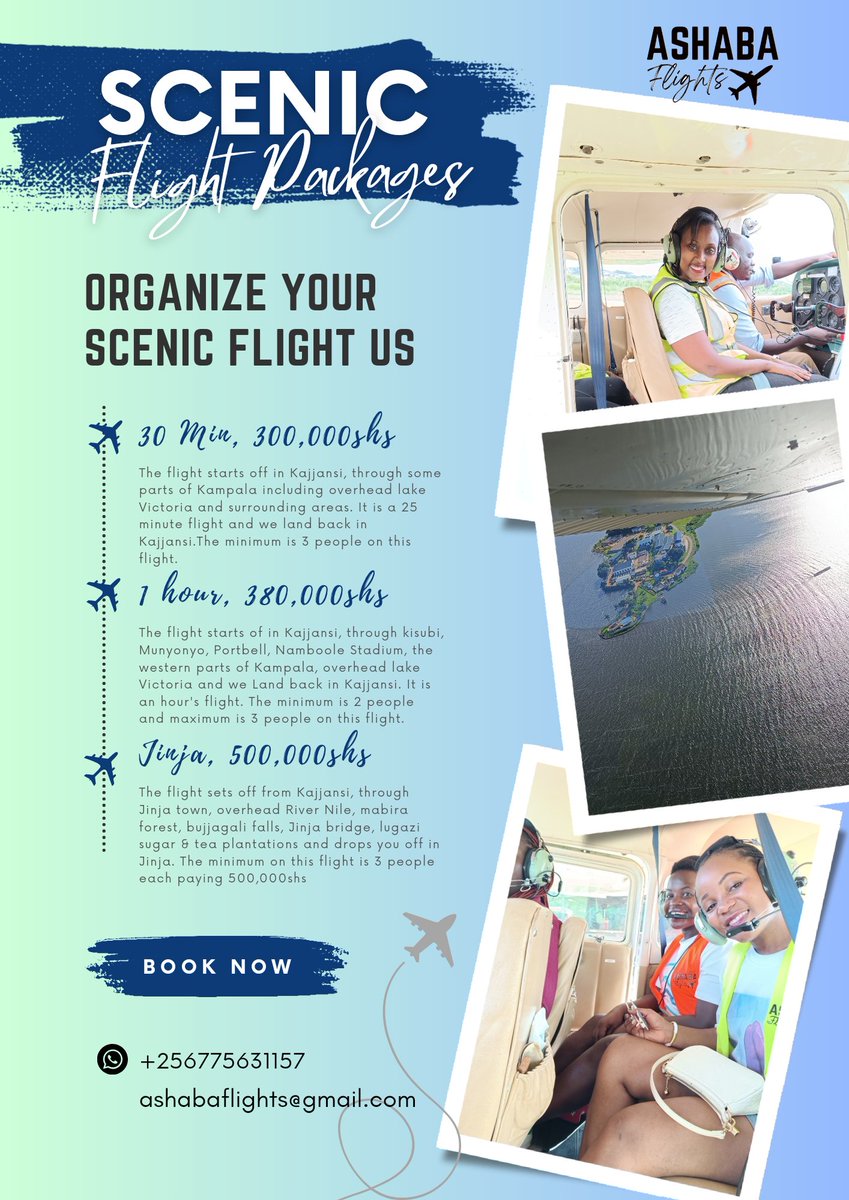 Flights are still happening 🛫🛫

Don't miss out on booking your spot! 🛩️🛩️🛩️🛩️