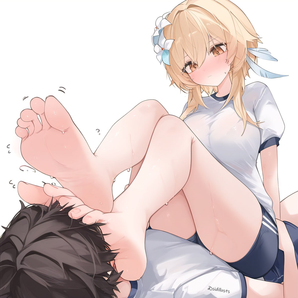 Meowkee__'s tweet photo. ♡⁠(⁠>Lumine<⁠)⁠♡

#feet #foot #feetfetish #horny #pervert #smell #footjob #nsfw #hentai #girl #lickfeet #cute #kawaii #art #sweet #legs #yuri #GenshinImpact #lumine #traveler https://t.co/mQyawNpMGs