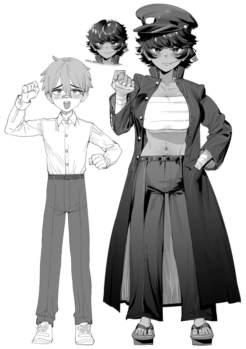 こんなキャラデザばっかしているよ。(デカ女ブームに便乗) 