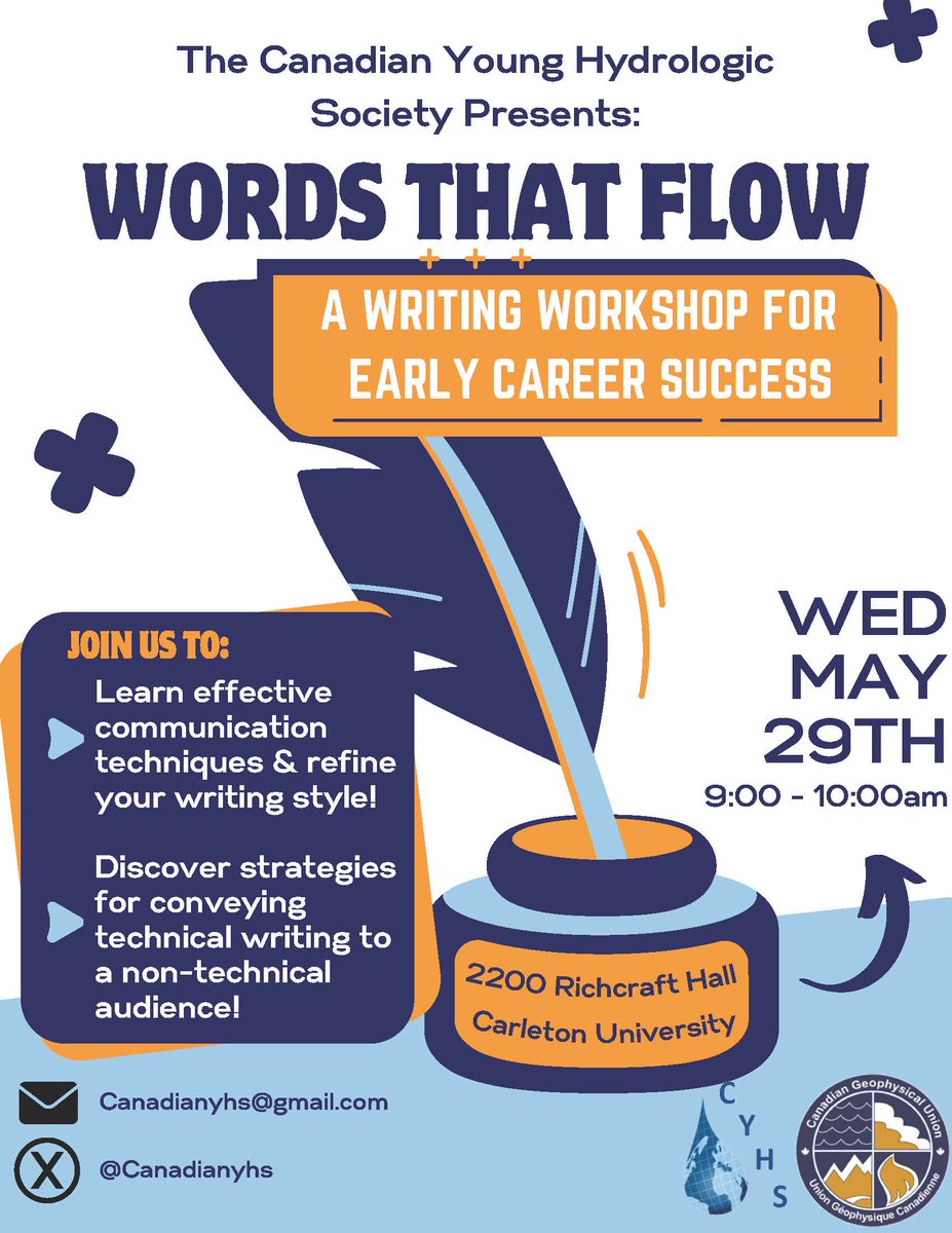 If you want to unlock your full writing potential, don't forget to join us <a href="/CGU_UGC/">CGU</a>  tomorrow morning! WORDS THAT FLOW will demonstrate how to effectively communicate your technical ideas in a more accessible way. We look forward to seeing you there!