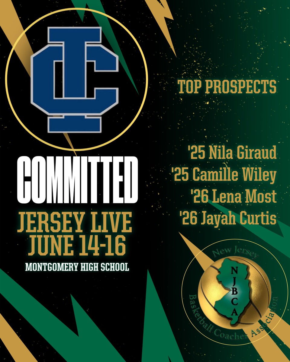 Committed Team for Jersey Live 2024:
The #4 team in the state of NJ, Immaculate Conception of Montclair! Be sure to check them out on June 14th and 15th at Montgomery High School! #NJBCA #JerseyLiveGirls #GirlsBasketball #scholasticliveperiod #highschoolbasketball @ichsgbb