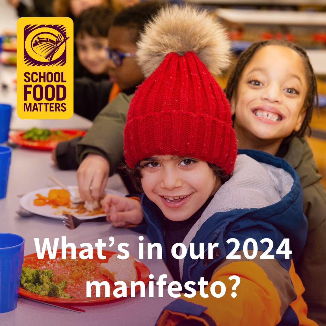 🧵 From July, a new government will have the opportunity to unlock our next generation's potential by investing in children's health and education. Today, we present the #SchoolFoodMatters manifesto, detailing how we achieve this through delicious and nutritious #SchoolFoodForAll