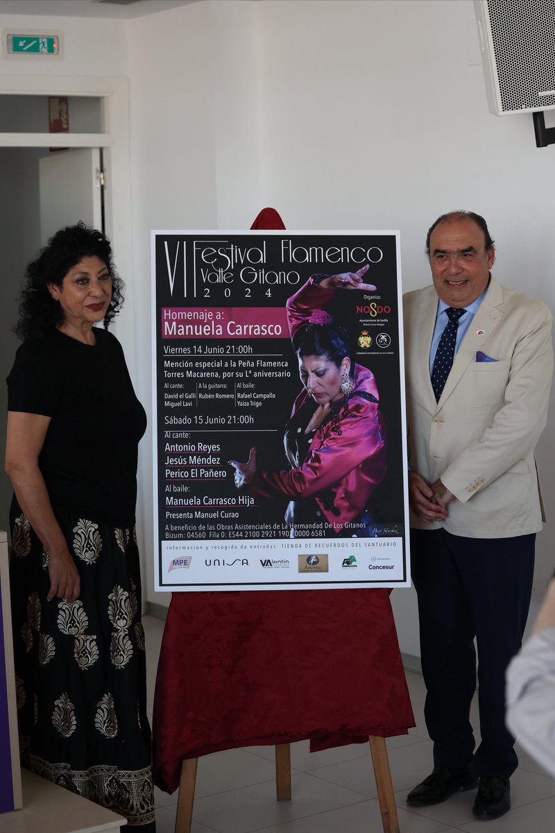 🟣 ACTUALIDAD Este medio día se ha presentado el cartel de la VIº edición del Festival Flamenco #ValleGitano24 En breves toda la ℹ️nfo sobre artistas, retirada de invitaciones… #SaludyAngustias