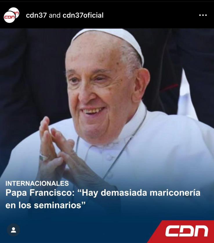 kpininimemes's tweet image. Se descastó el papa