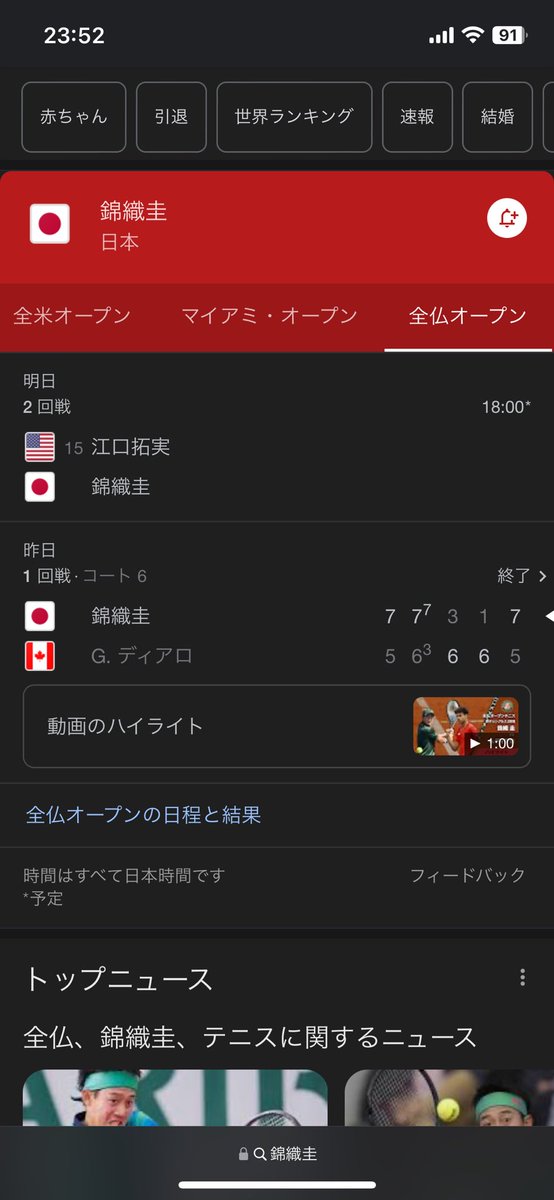 誰なんシェルトンどこいったん

#全仏オープン
#錦織圭