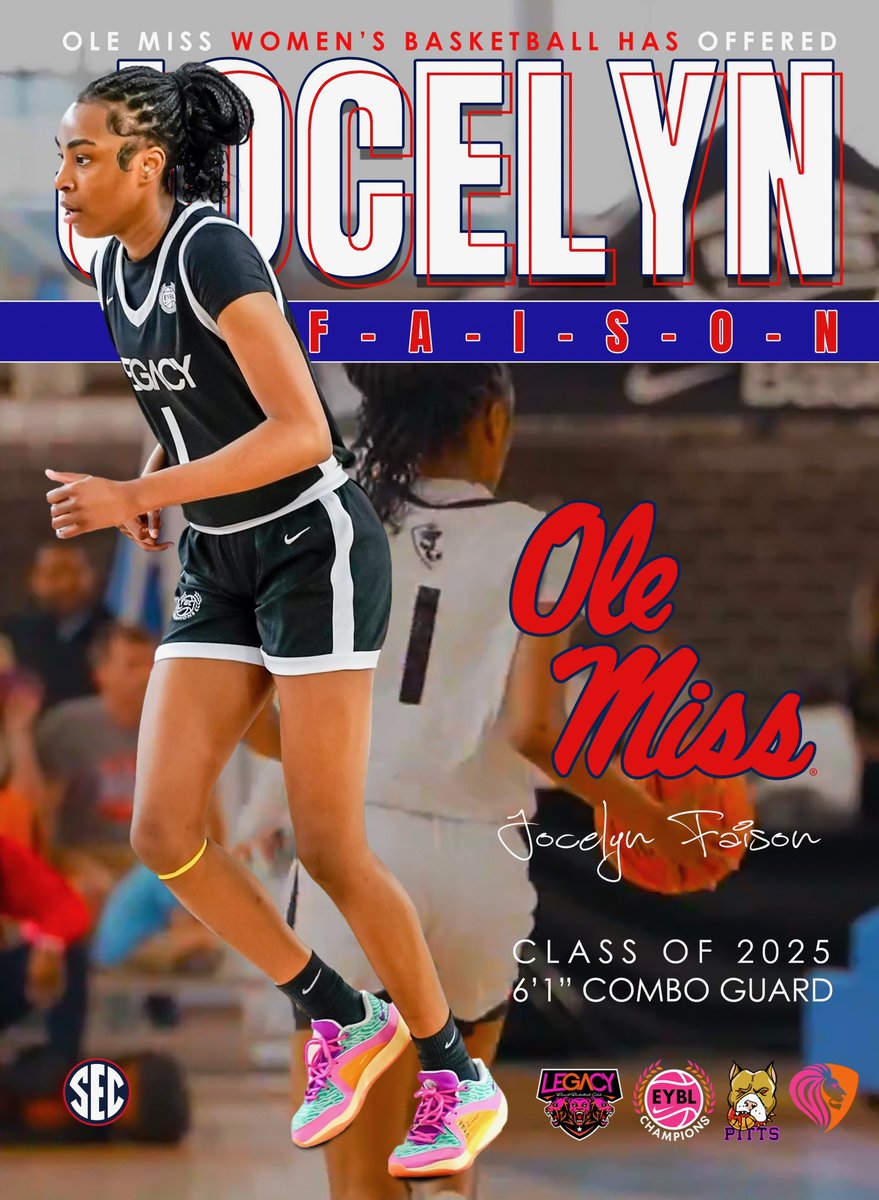 After a great conversation with @YolettMcCuin, I am blessed to receive an offer from the University of Mississippi. Thank you for the opportunity!!🙏🏽@OleMissWBB