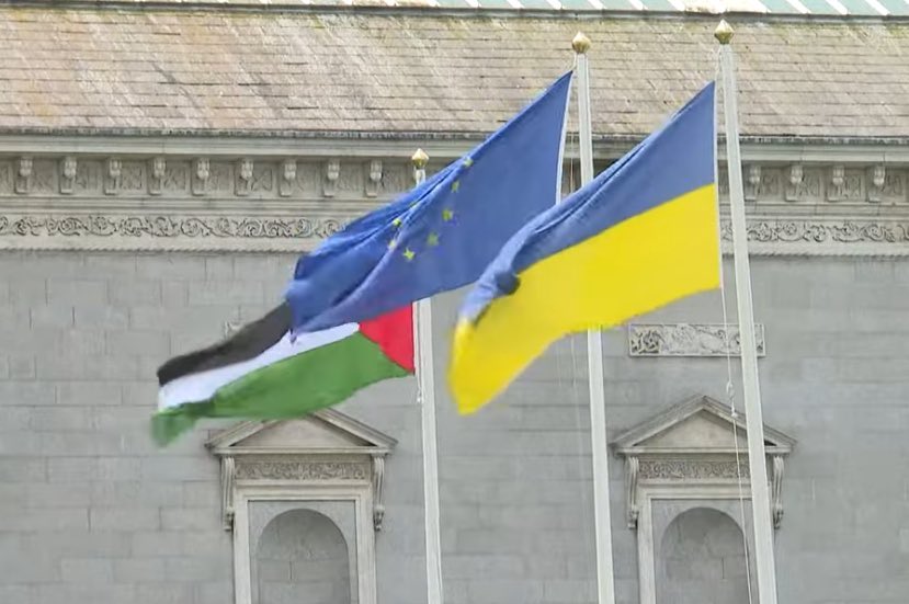Does the parliament of Ireland even realize they're giving recognition to a place that has never once existed ? They don't even fly the Irish flag. Mosab Hassan Yousef on numerous occasions admitted, Palestine doesn't exist, there's no such thing as Palestinians either.