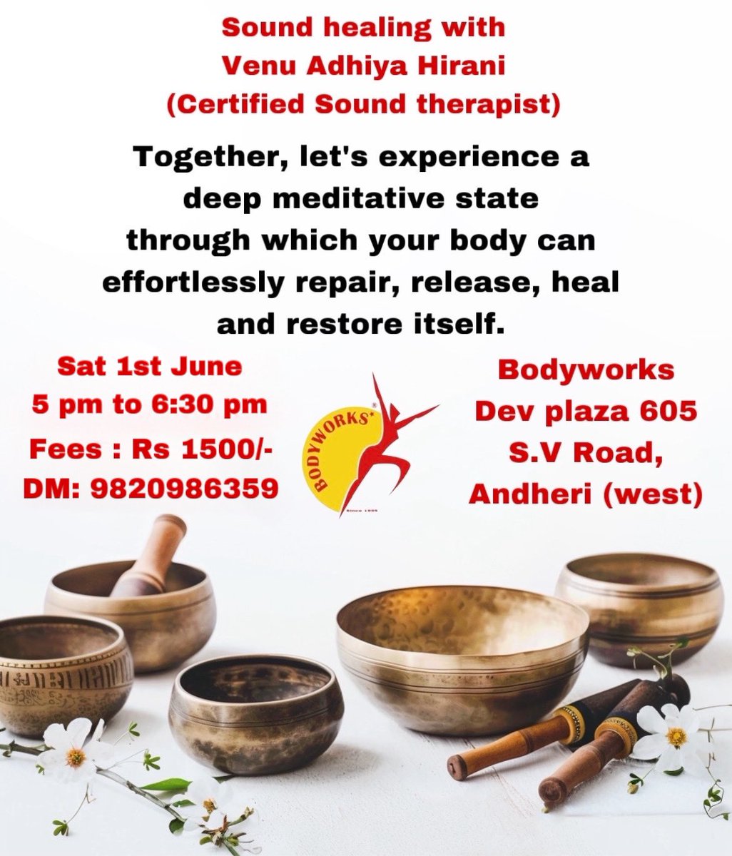 #soundtherapy #soundhealing #nadayoga #singingbowltherapy #singingbowlmeditation #soundbath #soundbathmeditation #healingvibrations #meditation #mentalhealthmatters #healing #yogaforeveryone #gratitude #mumbai #india