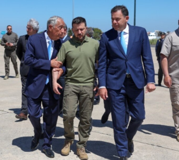 Bem vindo presidente V.Zelensky 🇺🇦🇵🇹