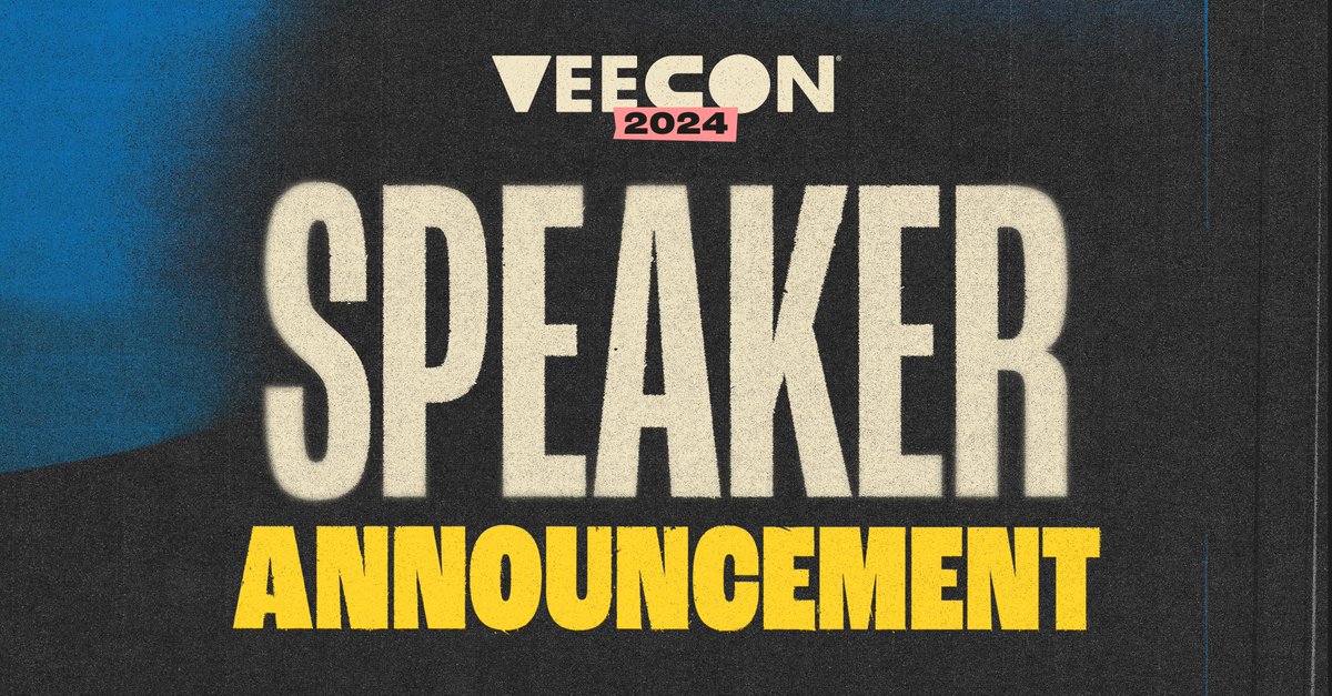 We’re thrilled to introduce the first wave of speakers joining us at VeeCon 2024! 🎉 Comment below 'tickets' and we'll get you connected with our team on how to buy your ticket to VeeCon 2024. Sign up for 1:1 ticket support: VeeCon.Co/TicketSupport #SeeYouAtVeeCon