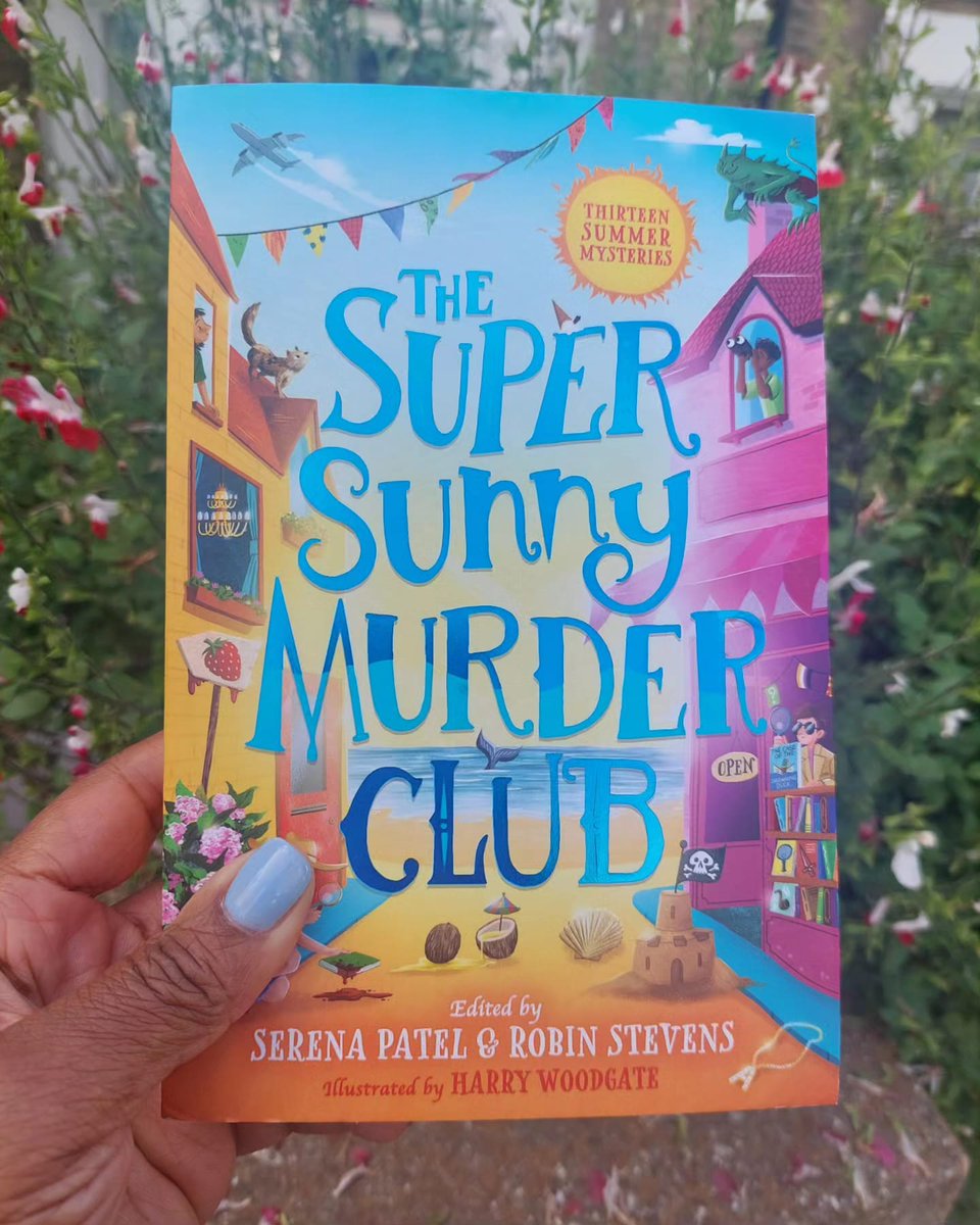 So pretty 😍 another brilliant cover by @harryewoodgate The Super Sunny Murder Club is out June 6th 🔎 Can't wait for everyone to read Murder on the Dance Floor