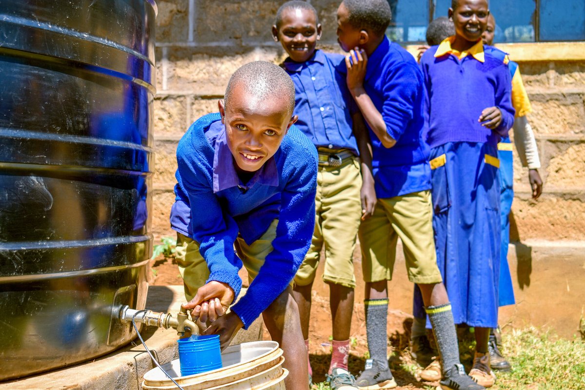 Water tanks are humble heroes. Five schools in our Meru site were desperate for water. Without water at school, diseases proliferated, and cholera and typhoid were pernicious problems. Tanks are now installed at the schools through a community project.

#WaterTanks #MeruSite