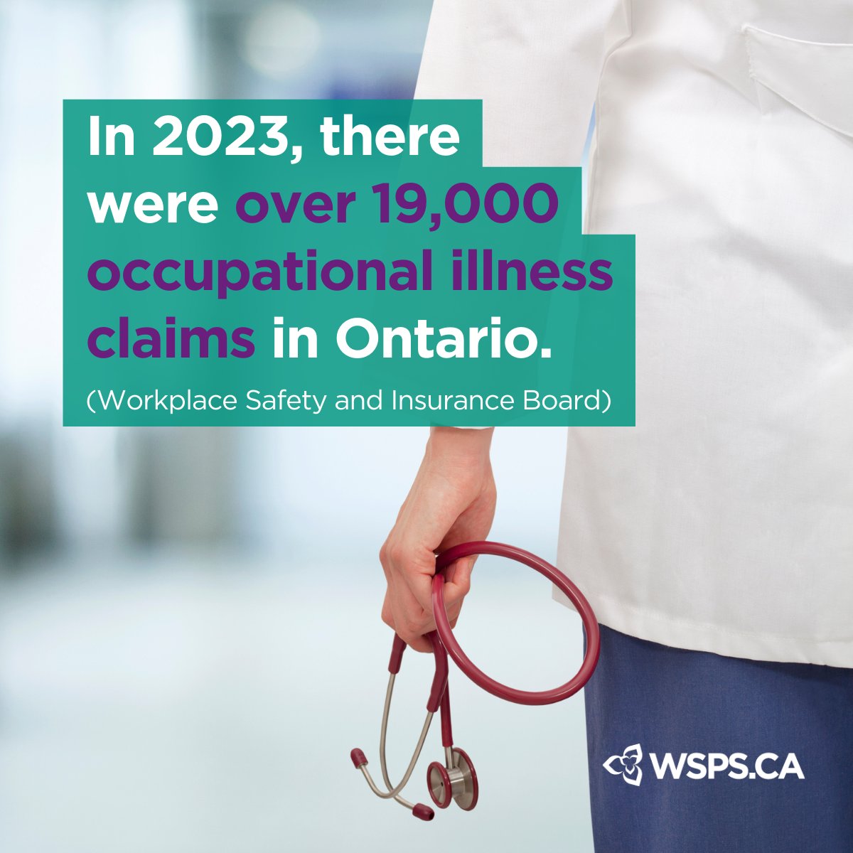 Over 19,000 #occupationalillness claims in one year is too many! 

So, the @ONTatwork is conducting #inspections to ensure #compliance with Regulation 833: Control of Exposure to Biological or Chemical Agents. 

Got questions❓ We have answers 👉 wsps.news/4aaINLa