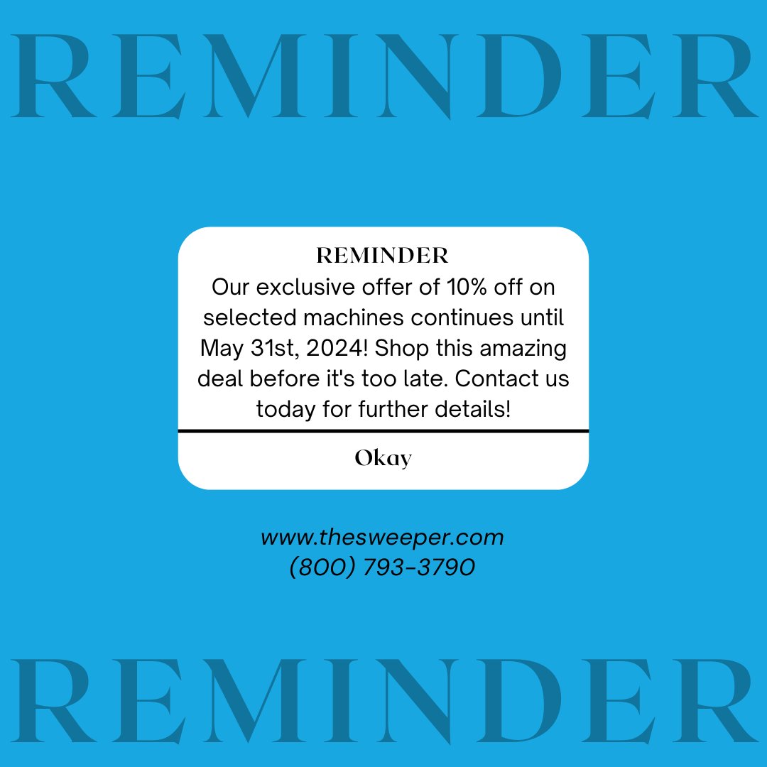 FactoryCleaning's tweet photo. Don't miss out on our incredible deal! Enjoy 10% OFF Bulldog and Simple Clean machines from now until May 31st, 2024. Call (800)793-3790 for more information! Factory Cleaning Equipment terms and conditions apply. https://t.co/KIMNVomXeh