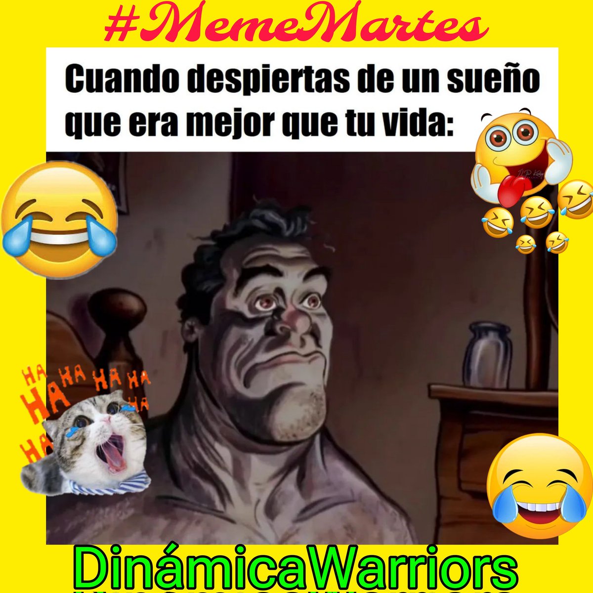 #MemeMartes
⊂◉‿◉つ ᴅⁱⁿᵃᵐⁱᶜᵃᴡᵃʳʳⁱᵒʳˢ ⊂◉‿◉つ

Postea tu meme @ tus amigos y diviértete 

<a href="/WarriorDaih/">⚔️ Luniᵗ𝘈⚔️</a> 
<a href="/millo_moni/">MoniMILLO</a> 
<a href="/cano271201/">J.Cano 🇳🇮34K🇳🇮 #BestWarriorsTeam</a> 
<a href="/guwevara/">fario♐sagitario</a> 
<a href="/Diablitaaire/">🌹Diablitasexy🌹♒🌪️🌹</a> 
@filiberto784681 
<a href="/Danijose69/">ᙃᥲᥒɩꙆo</a> 
<a href="/paopaolita2/">pao paolita</a> 
<a href="/elsebastian777/">sebastian</a> 
<a href="/Natalia87773308/">vero&F🇦🇷⚪️🔴⚪️🎱</a> 
<a href="/JuanAlberto77m/">🇬🇹 Juan Alberto📍 🇬🇹</a>