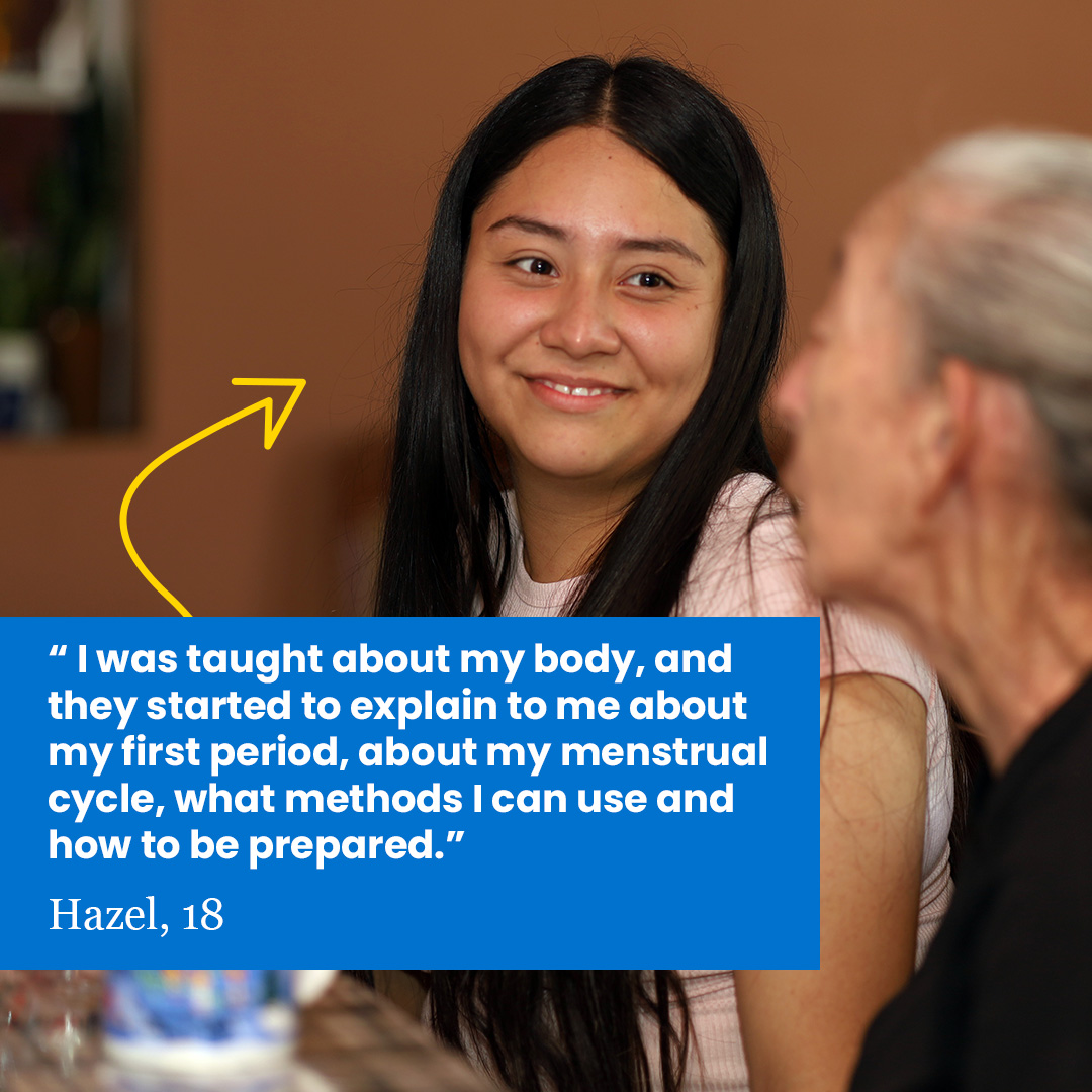 In El Salvador, menstruation has traditionally been seen as a subject that only concerns women. This #MHDay2024, we’re sharing the stories of Hazel, Ana and Paz who share their different experiences of managing their periods through the years