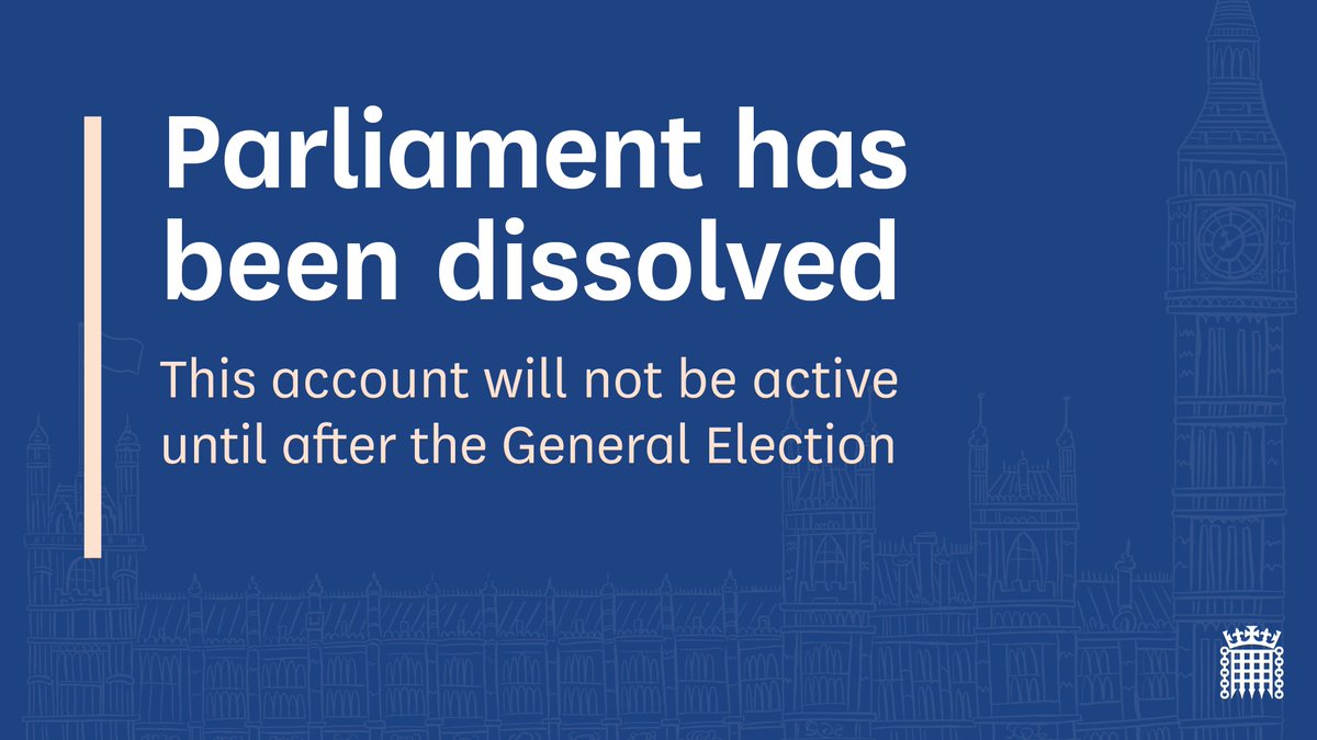 Parliament has been dissolved and this account will not be active until after the General Election. Contact us at jchr@parliament.uk.