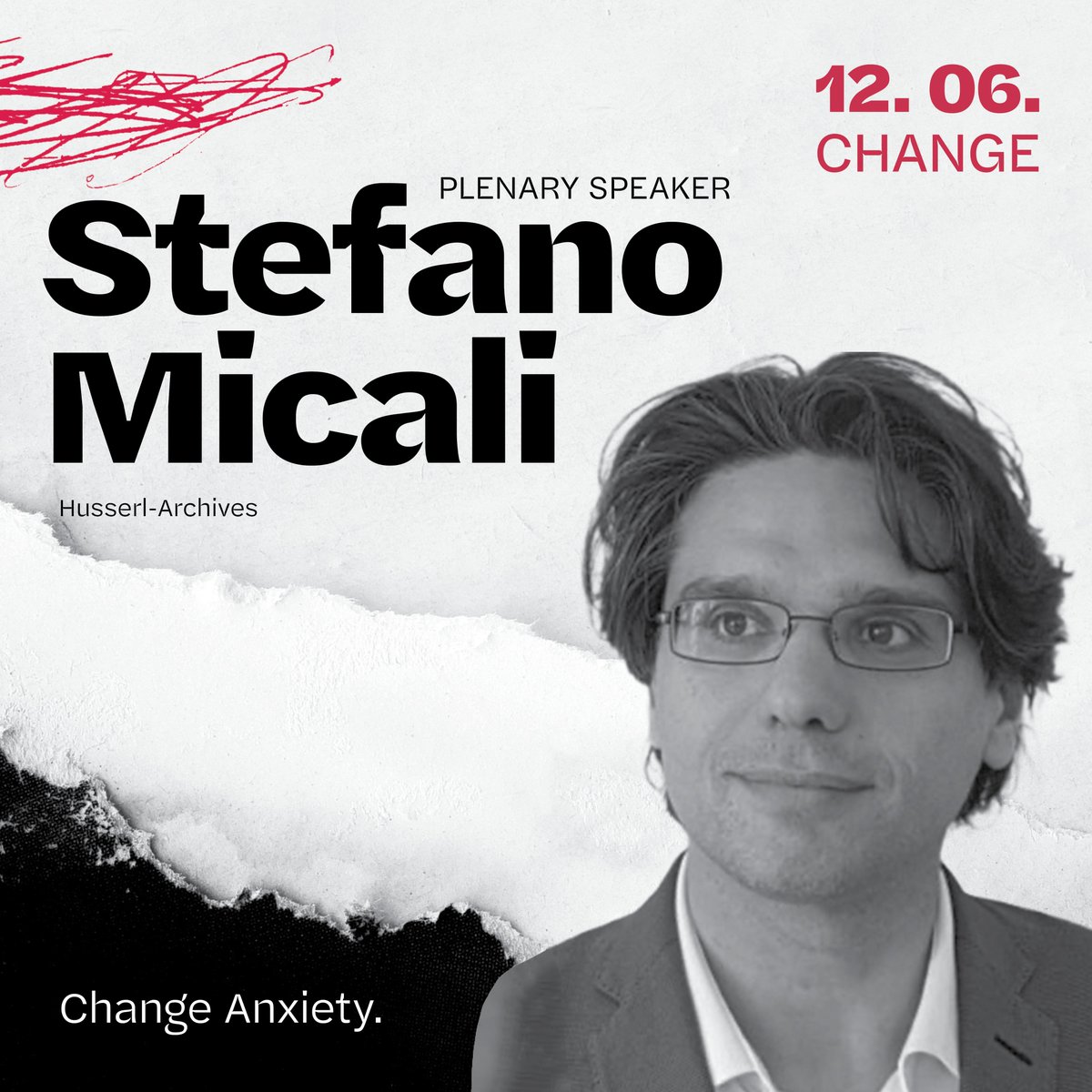 Meet Stefano Micali, Professor at @KU_Leuven and Chair of the Husserl-Archives. Join his 'Change Anxiety' panel on May 12, 2024, at 16:30 CET during the International Conference on CHANGE. Stefano will explore when anxiety is justified and when it becomes a projection of our