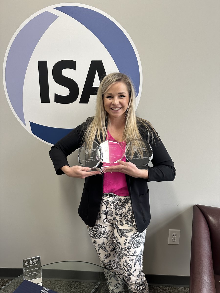 This year ISA won several Eventeer Awards! Our team works so hard to put together quality events with the best professionals in #automation to bring you info about industrial #cybersecurity, IIoT, artificial intelligence, trainings, workshops, and more! isa.org/news-press-rel…