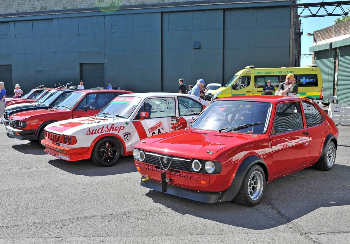 Alfa Romeo Alfasuds ❤️🇮🇹 
Just some of the dozens of 'suds at National Alfa Day 🇮🇹
#AlfaRomeo #NationalAlfaDay #Alfasud #AROC