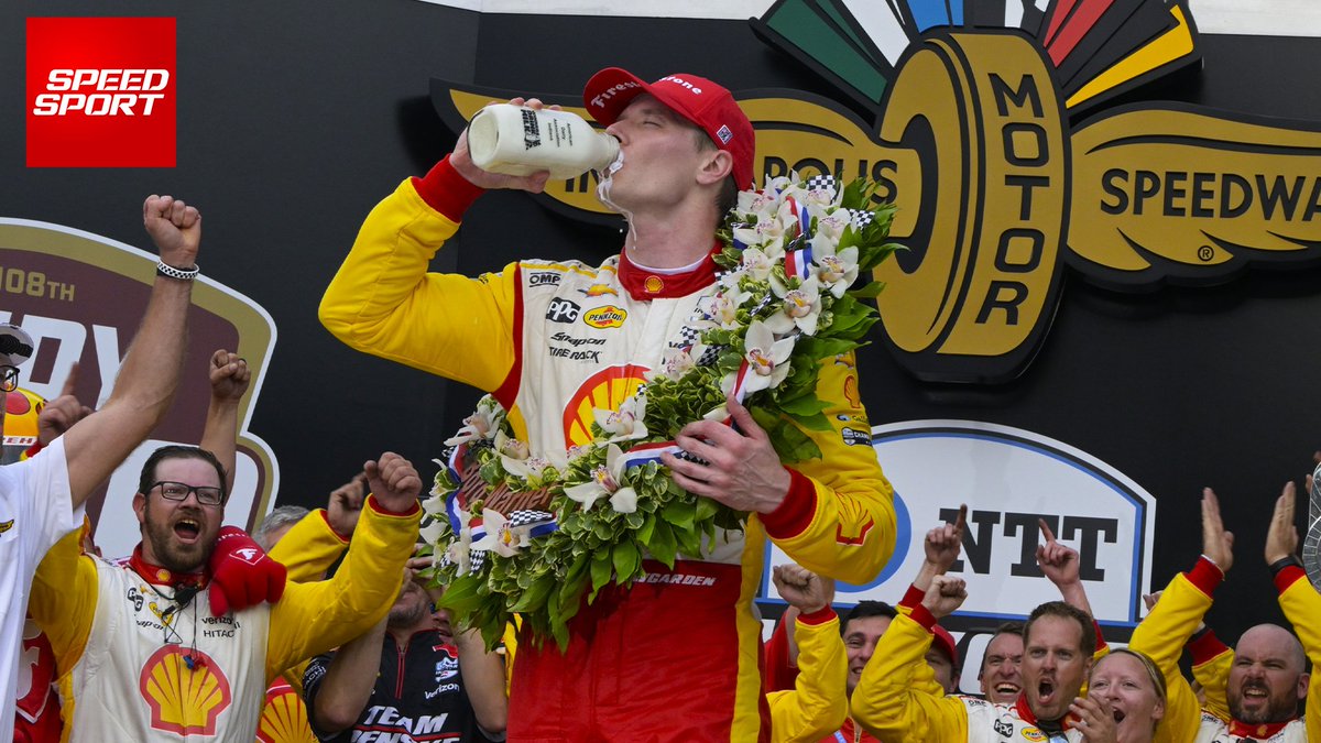That two-time Indianapolis 500 winner feeling 🥛

Josef Newgarden soaks up his victory from Sunday's 108th Indy 500 🏁

#Indy500 #INDYCAR

📸 Al Steinberg