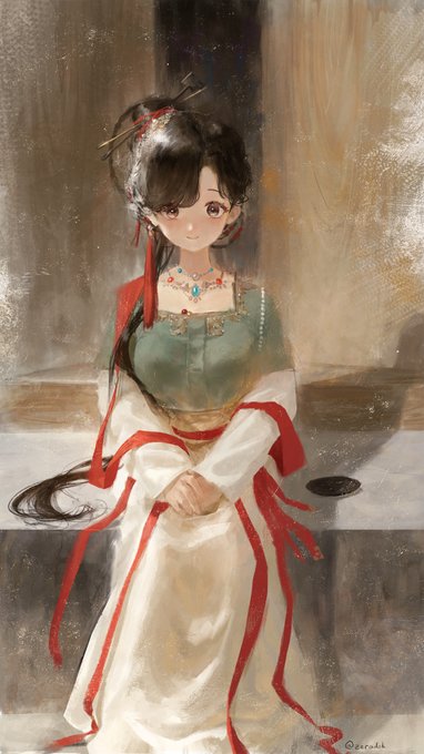 「hanfu looking at viewer」 illustration images(Latest)