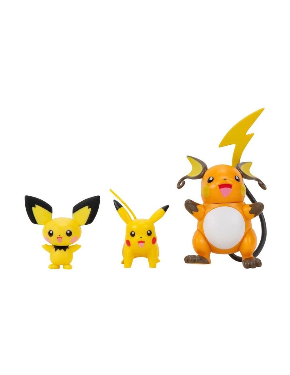 🔥YA A LA VENTA🔥 ¡Atrapa a estos adorables compañeros eléctricos! ⚡🔥 Ya disponible el Pokémon Select Pack con 3 figuras: Pichu, Pikachu y Raichu. Perfecto para cualquier fan de Pokémon. ¡Hazte con ellos! 🌟 🌍Disponible en tienda y buff.ly/3R0ClzS