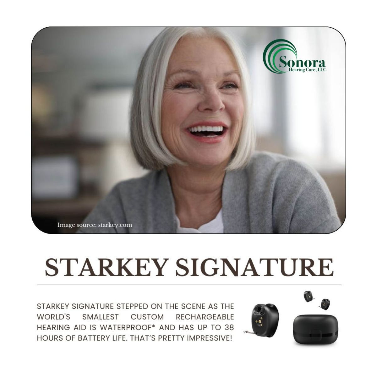 🦻For many of our patients, hearing aid aesthetics are an important concern. Custom fit options have historically been a nice choice for providing a custom tailored, discreet option for our patients. 

#StarkeyTechnology #HearingSolutions #SoundHearing #BSHM