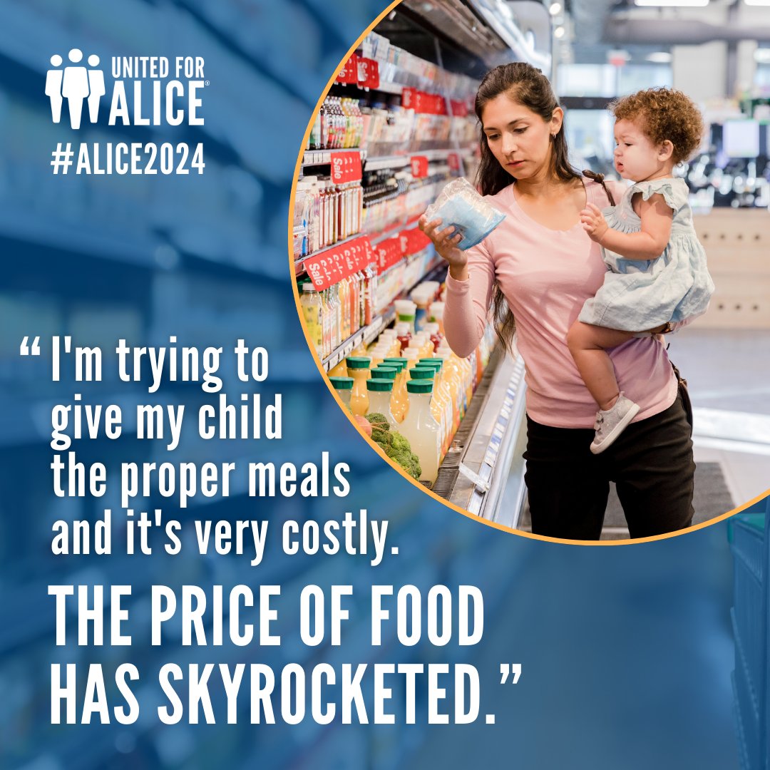 New data from #UnitedForALICE: In Arkansas, more families are struggling despite higher wages. Why? Rising costs outpace paychecks, with basic living expenses for a family of four ( tax credits) jumping from #59,712 to $79,392 from 2021-2022. UnitedForALICE.org/Arkansas #ALICE2024